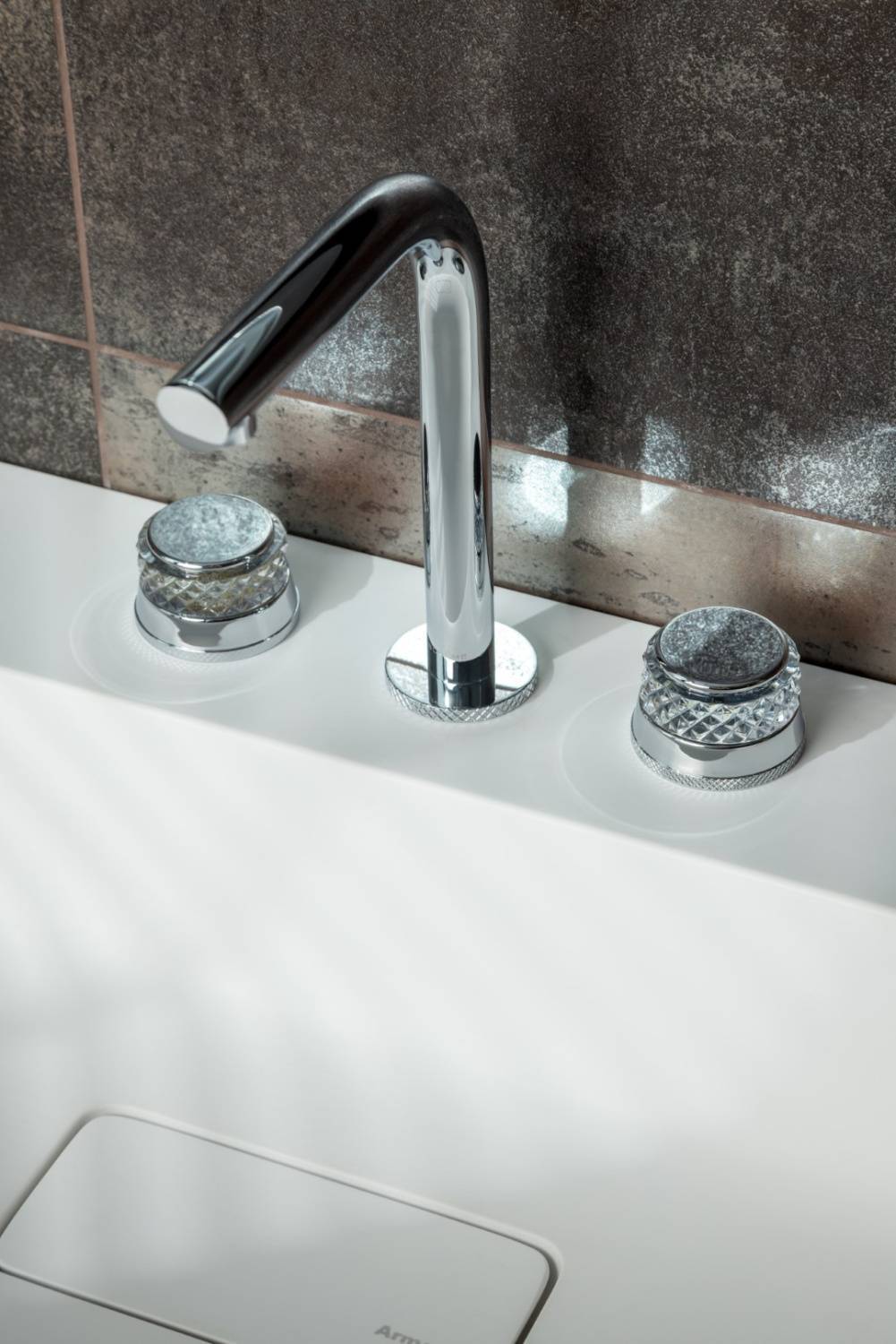 Смеситель для раковины Boheme Aura на 3 отверстия хром 152-CR-A