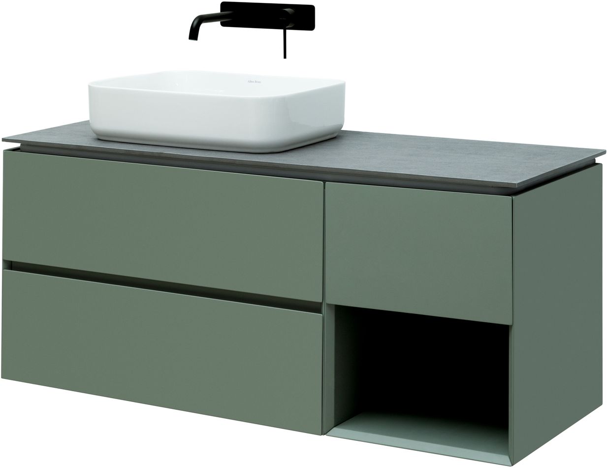 Тумба под раковину Allen Brau Infinity 119.2x45.6x51 см олива 1.21005.CGM