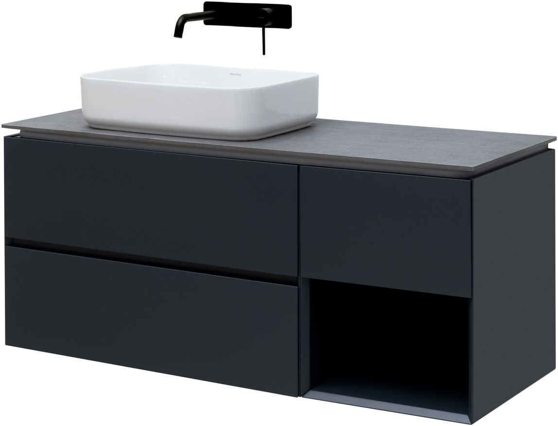 Тумба под раковину Allen Brau Infinity 119.2x45.6x51 см антрацит 1.21005.AM