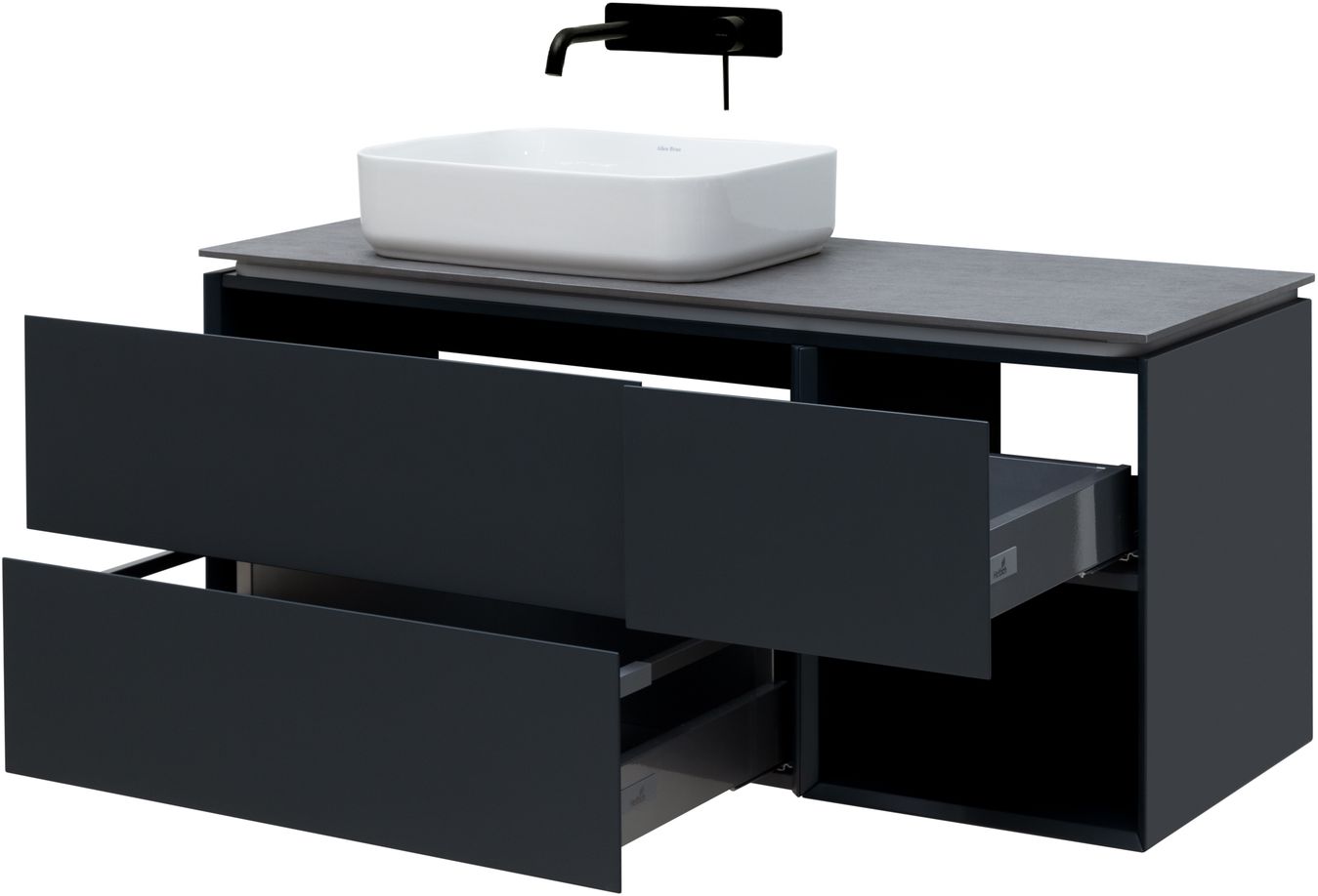 Тумба под раковину Allen Brau Infinity 119.2x45.6x51 см антрацит 1.21005.AM