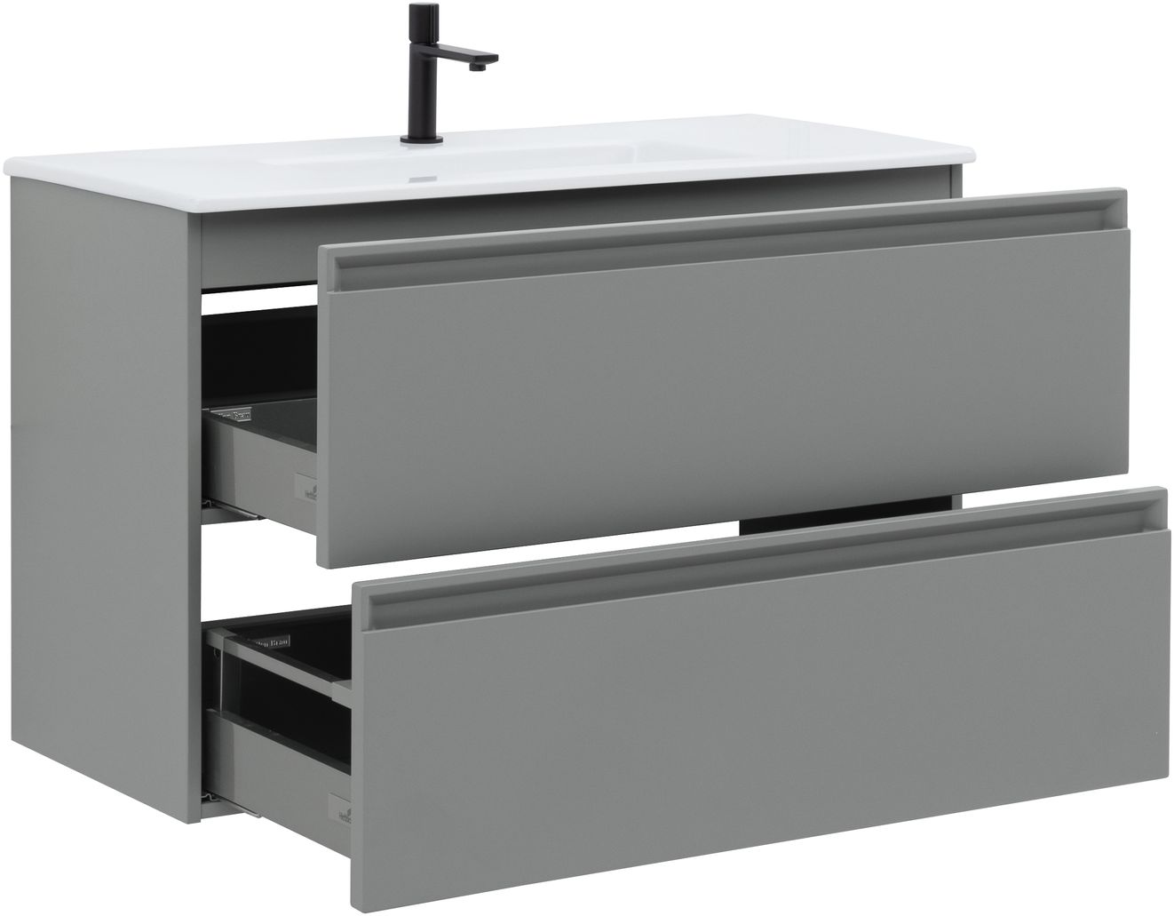 Тумба под раковину Allen Brau Eclipse 100x46x63.4 см платина 1.E1003.PGM