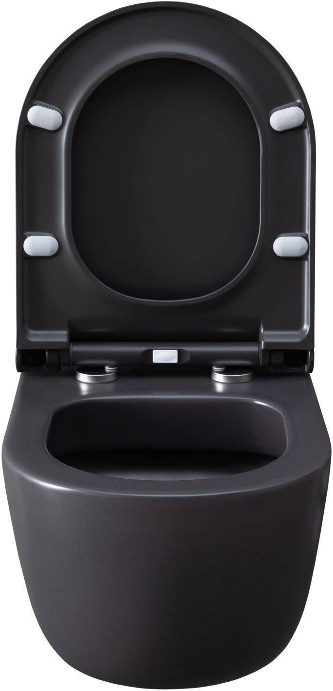 Чаша подвесного унитаза Allen Brau Priority 36х49х33 см серый 4.31002.AN