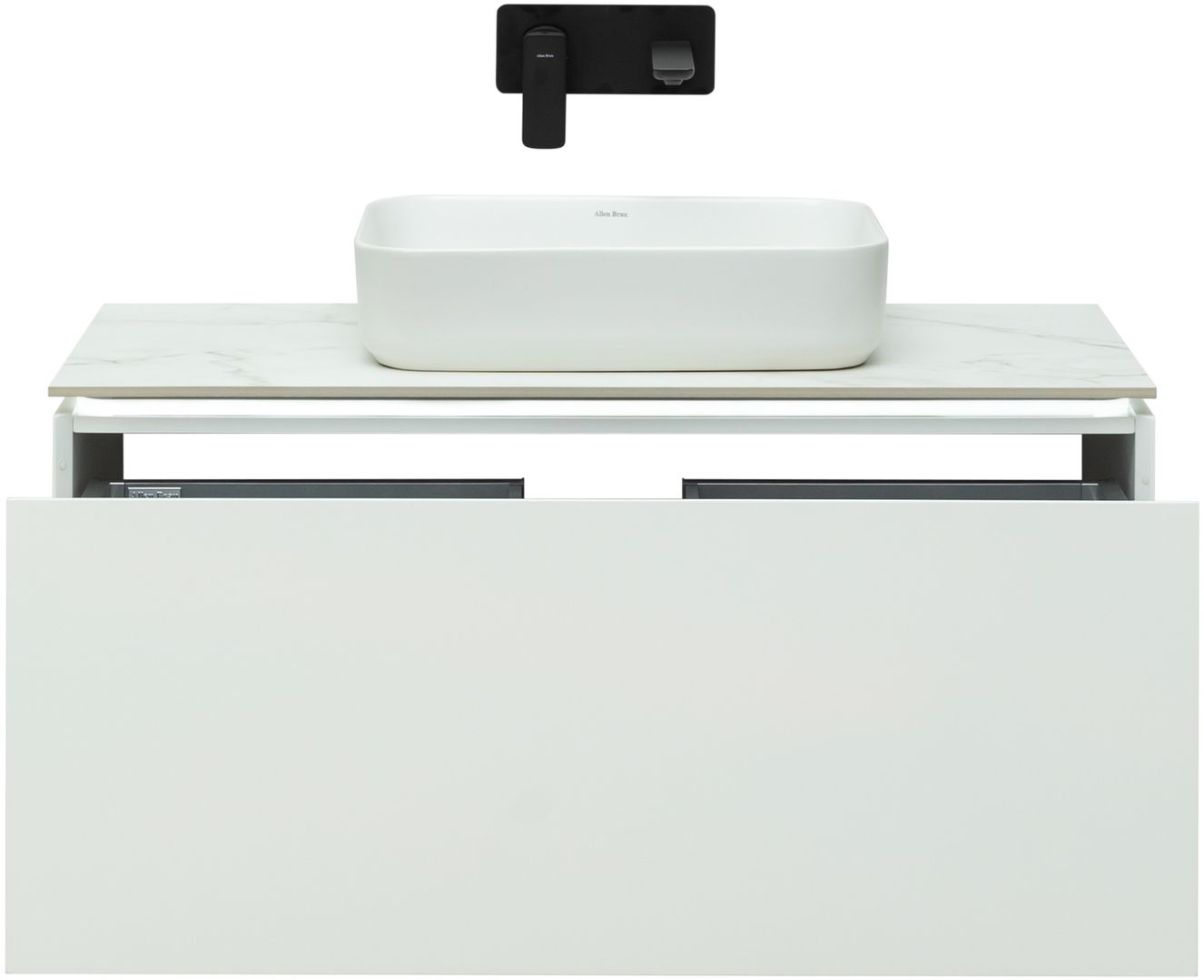 Тумба под раковину Allen Brau Infinity 99.2x45.6x41.2 см белый 1.21004.WM