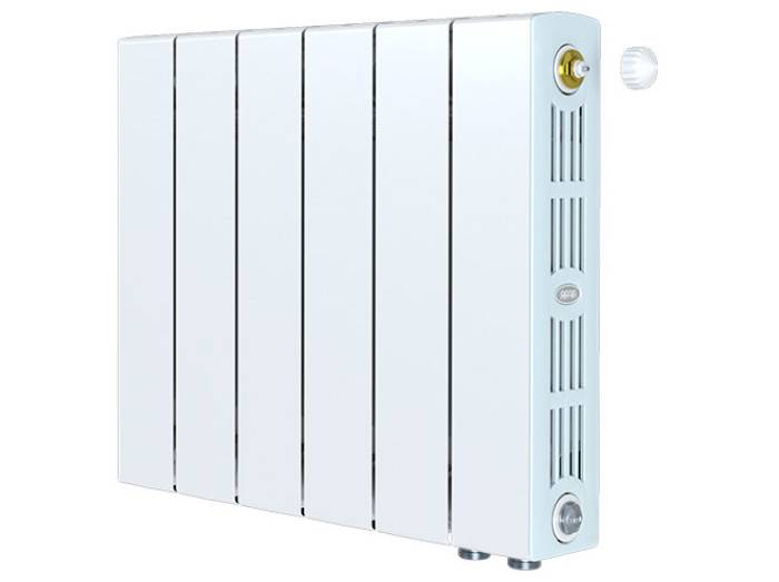 Радиатор биметаллический RIFAR SUPReMO Ventil 350 6 секций нижнее правое подключение белый 11671