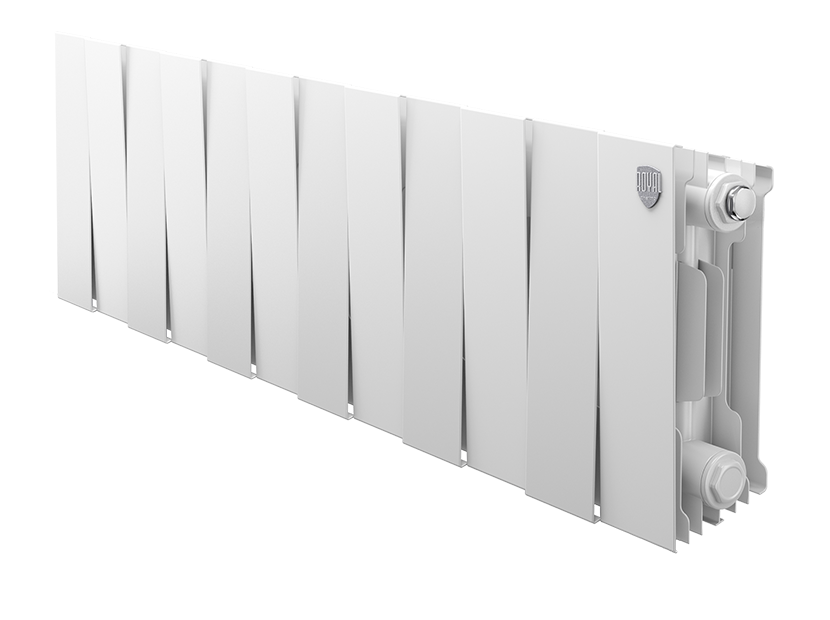 Радиатор биметаллический Royal Thermo PianoForte 200 Bianco Traffico 12 секций НС-1345153 RAL 9016