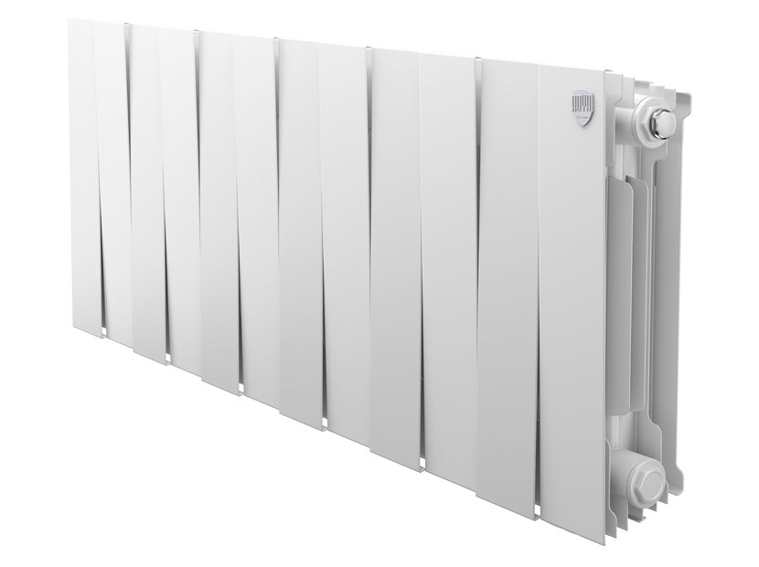 Радиатор биметаллический Royal Thermo PianoForte 300 Bianco Traffico 12 секц. боковое подключение 1346039