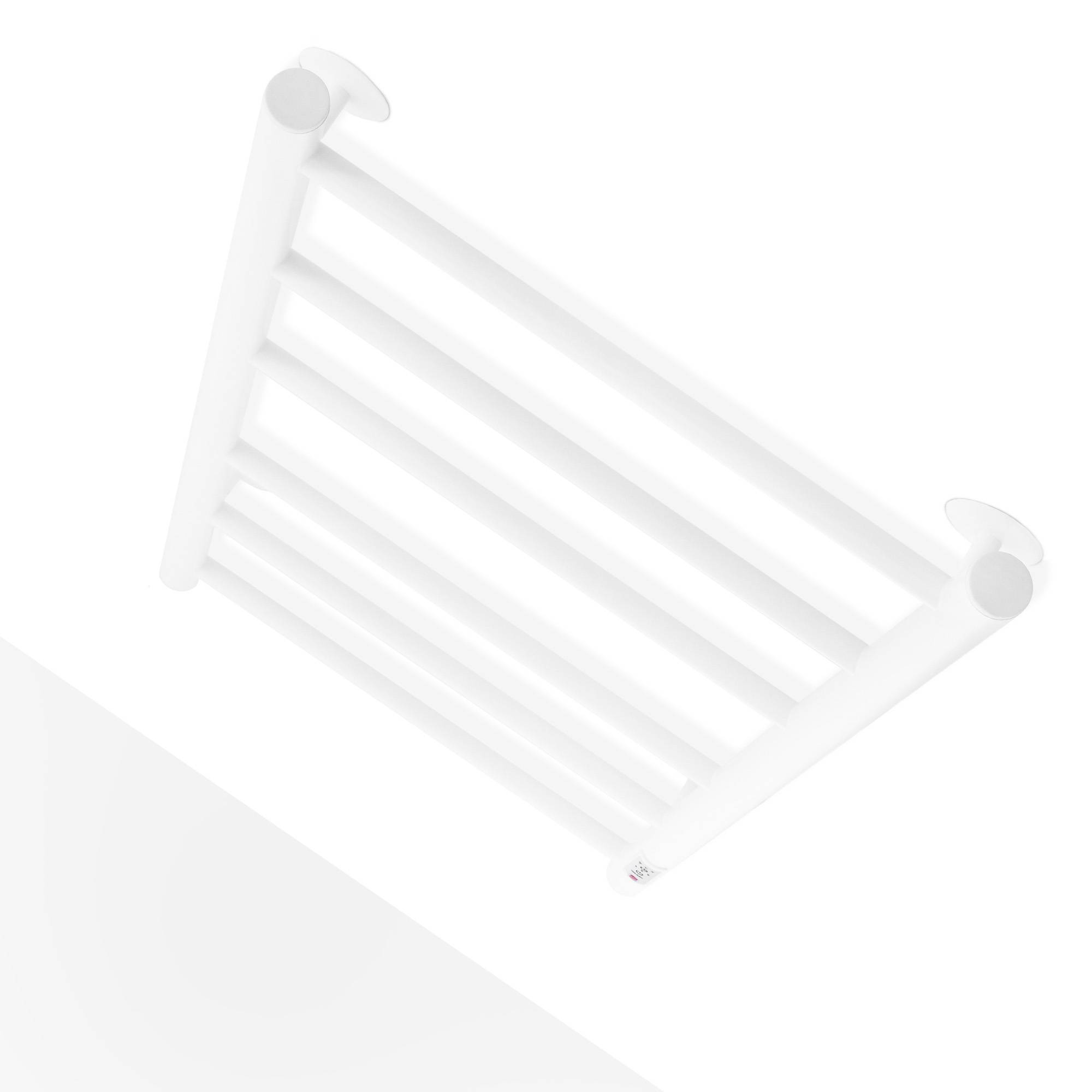 Полотенцесушитель электрический Energy Round 900x400 мм с таймером белый матовый EETR0ROUND9040R903M