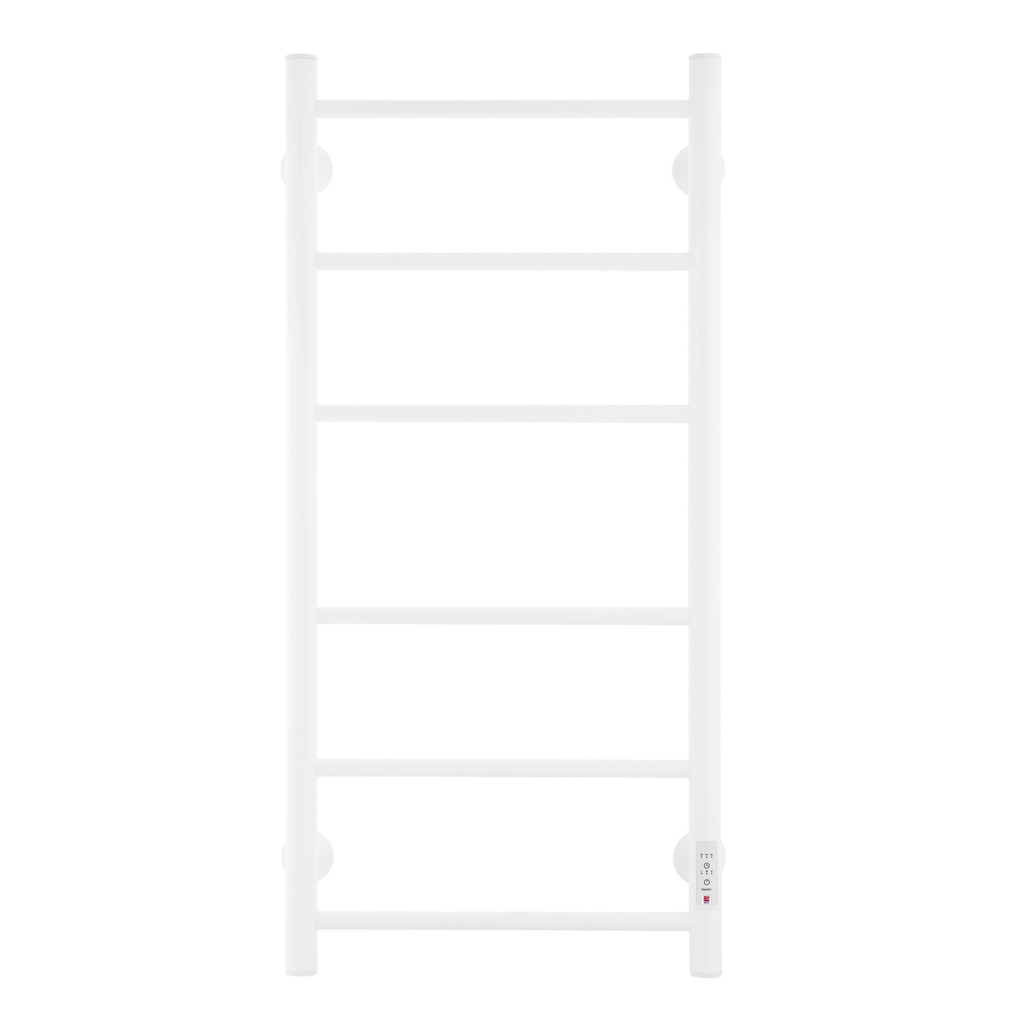 Полотенцесушитель электрический Energy Round 900x400 мм с таймером белый матовый EETR0ROUND9040R903M