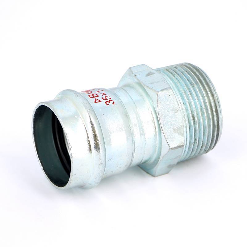 Муфта переходная пресс-НР IBP >B< Press Carbon 35 мм x 1 1/4 оцинкованная сталь PC4243G0351000