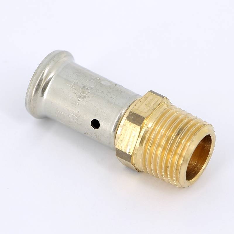 Муфта с наружной резьбой пресс HENCO 17P 16x1/2 17P-1604