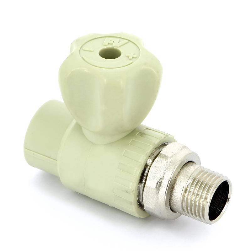 Кран для радиаторов шаровой FV-PLAST сварка-НР с разъемным соединением 20x1/2 A314020000