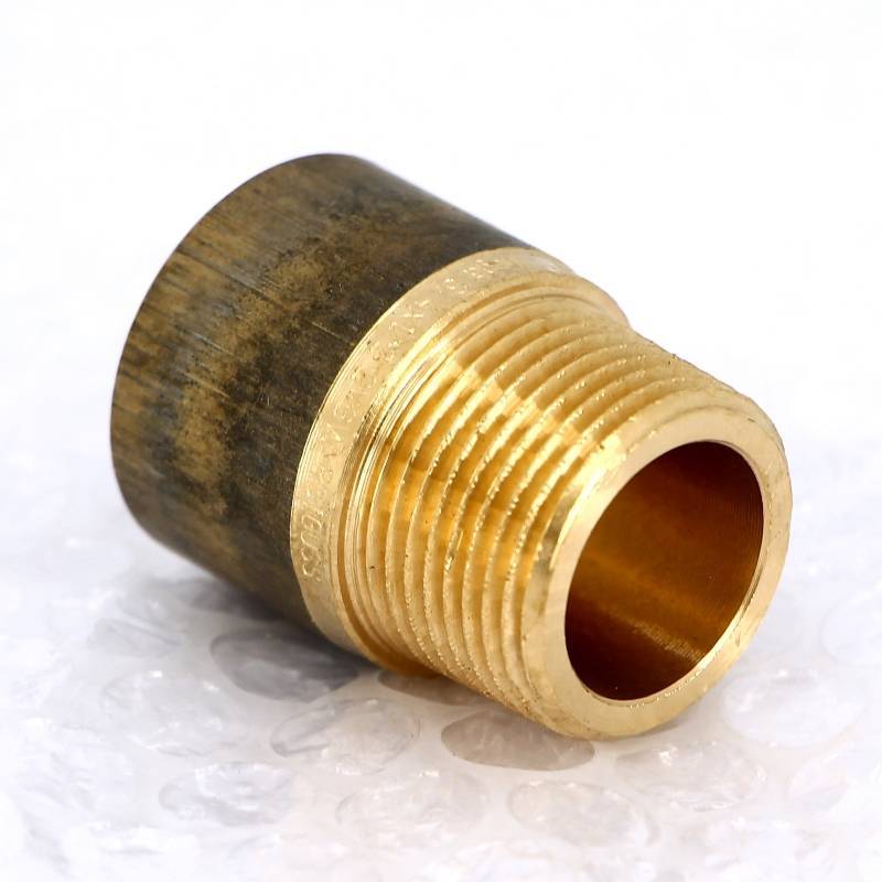 Переходник круглый Viega 3/4 x 1/2 дюйма НВ бронза 441142