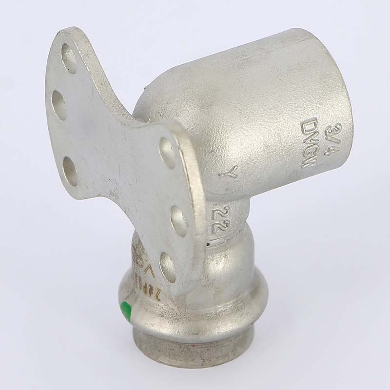 Водорозетка пресс Viega Sanpress Inox из нержавеющей стали 22х3/4 ВР 437275