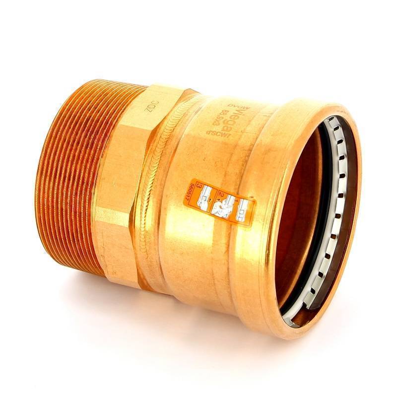 Муфта переходная пресс-Н Viega Profipress XL медь 88.9x3 SC-Contur 534141