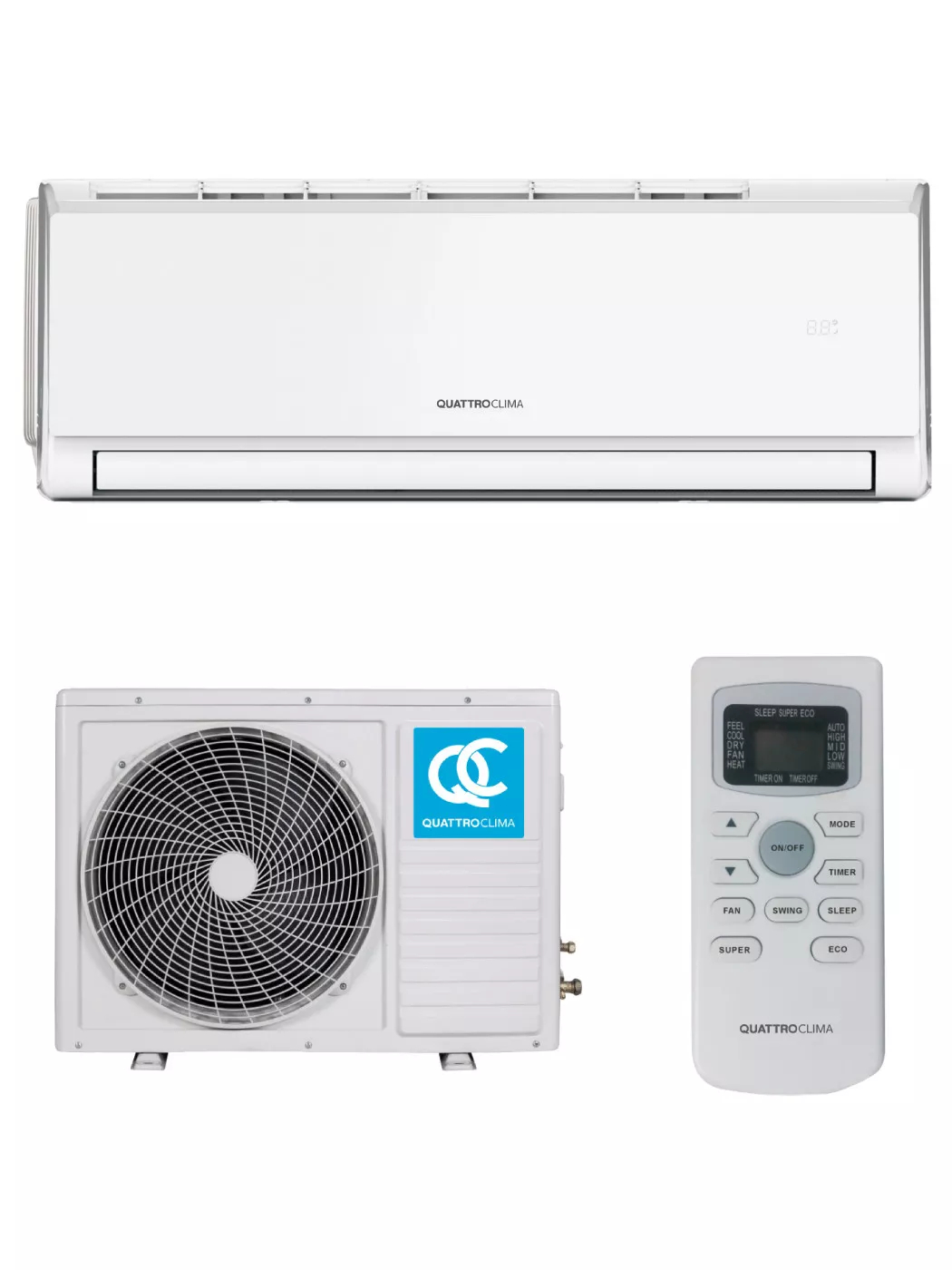 Сплит-система QuattroClima Vento QV-VN12WD/QN-VN12WD