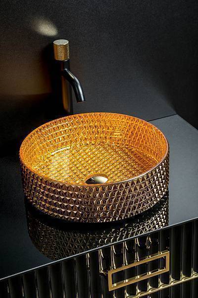 Раковина-чаша Boheme NeoArt 39х39х12 см gold 817-G