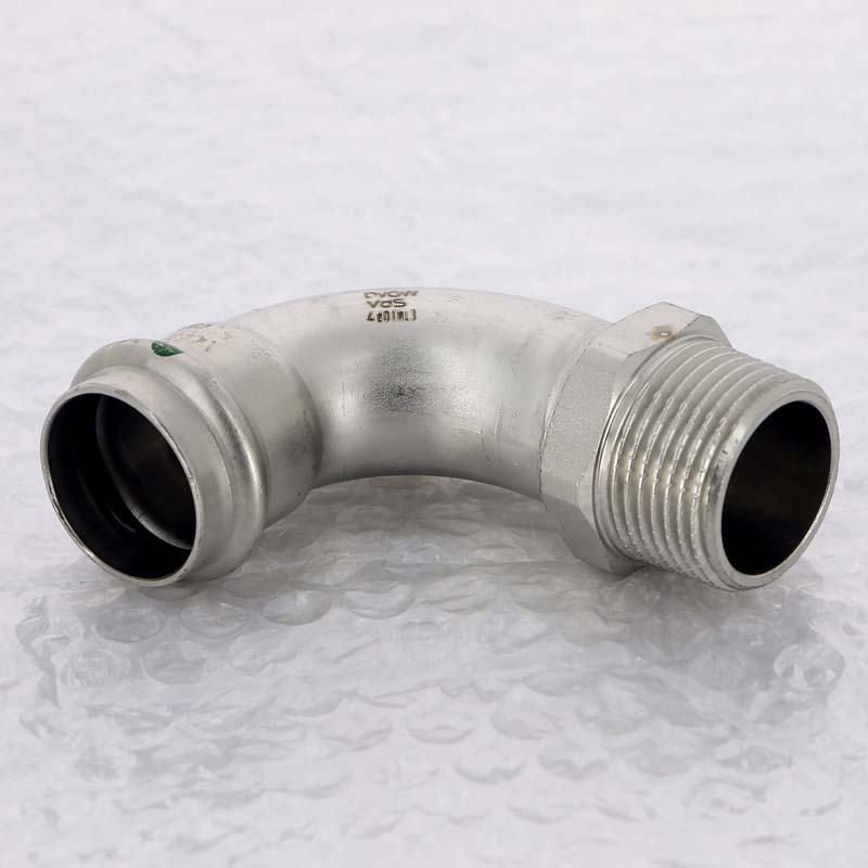 Угол пресс-Н нержавеющая сталь Viega Sanpress Inox 28x1 436933