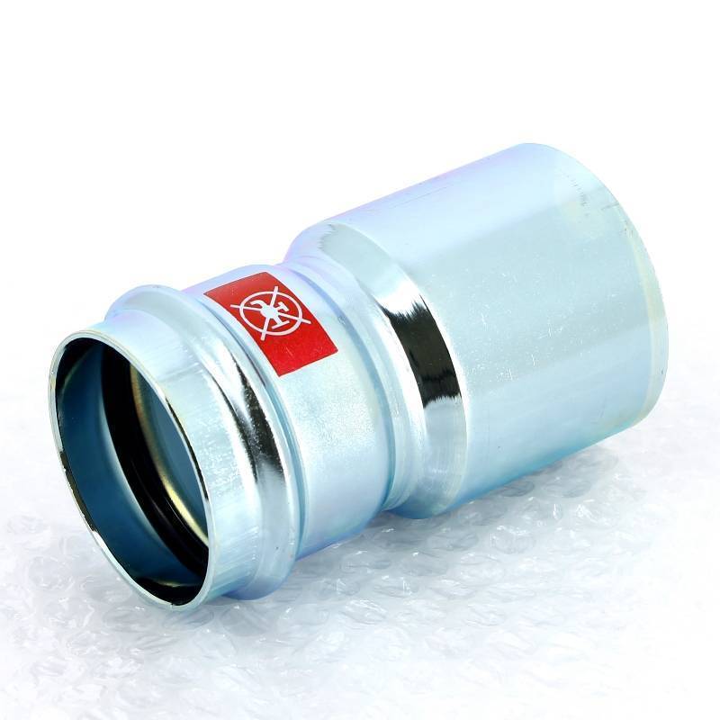 Муфта-вставка пресс из оцинкованной стали Viega Prestabo XL 64х54 мм 598105