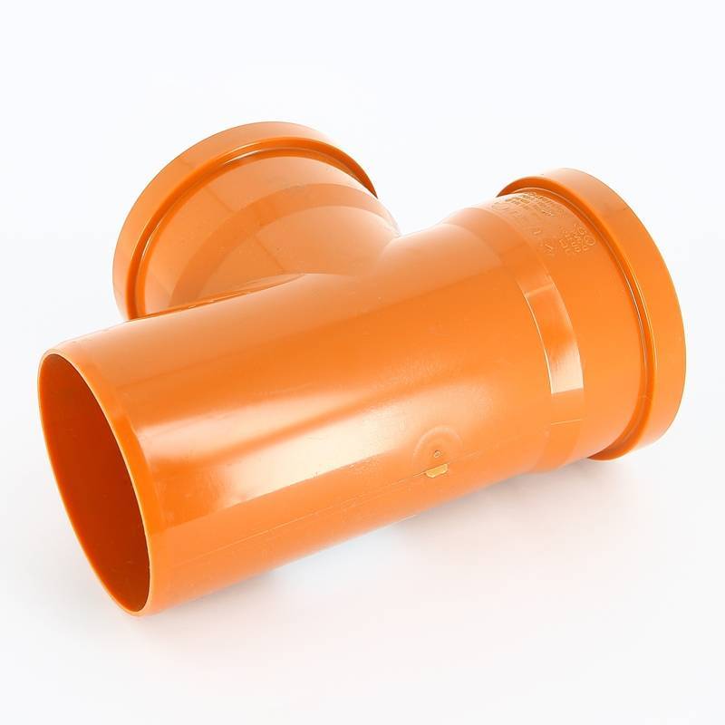 Тройник канализационный наружный Ostendorf KG 110x110 мм 87° 220400