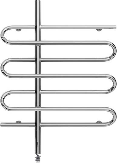Полотенцесушитель электрический Сунержа Эпатаж 600x800 мм левый без покрытия 00-0550-8060