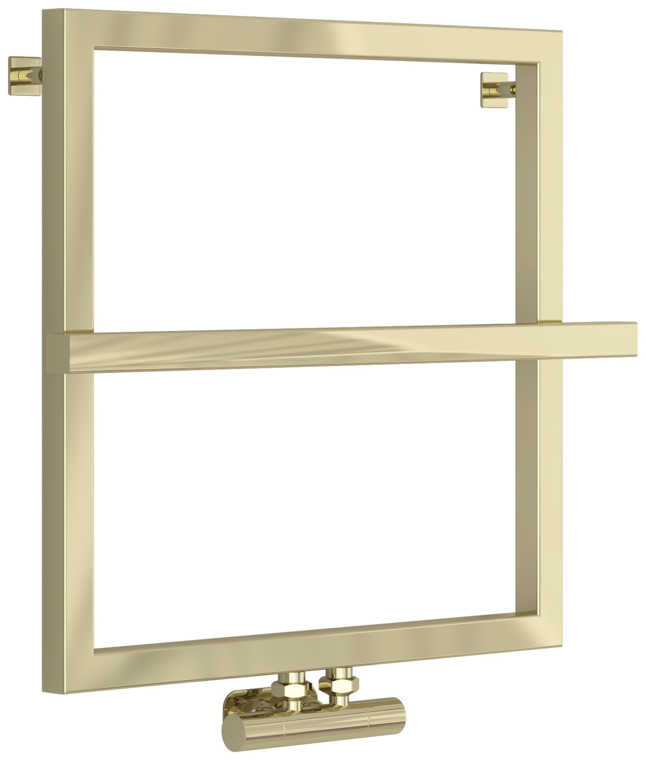 Полотенцесушитель водяной Сунержа Штиль EU50 600х600 мм шампань глянцевая 020-0256-5353