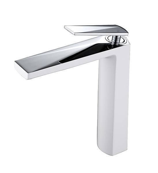 Смеситель для раковины Boheme Venturo белый хром 372-W