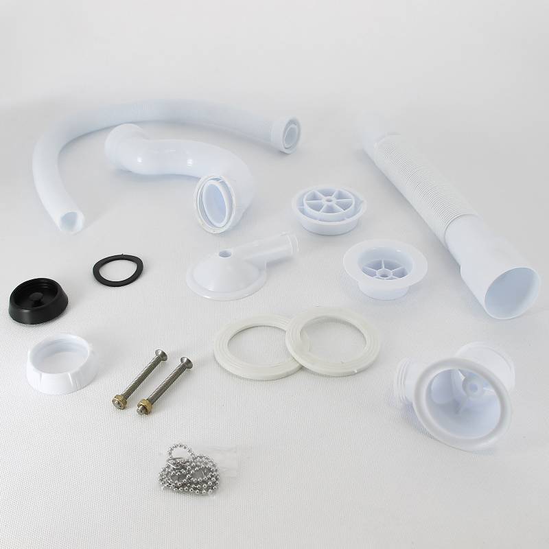 Слив-перелив для ванны Wirquin S-образный с гофротрубой 40х40/50 мм 30717339