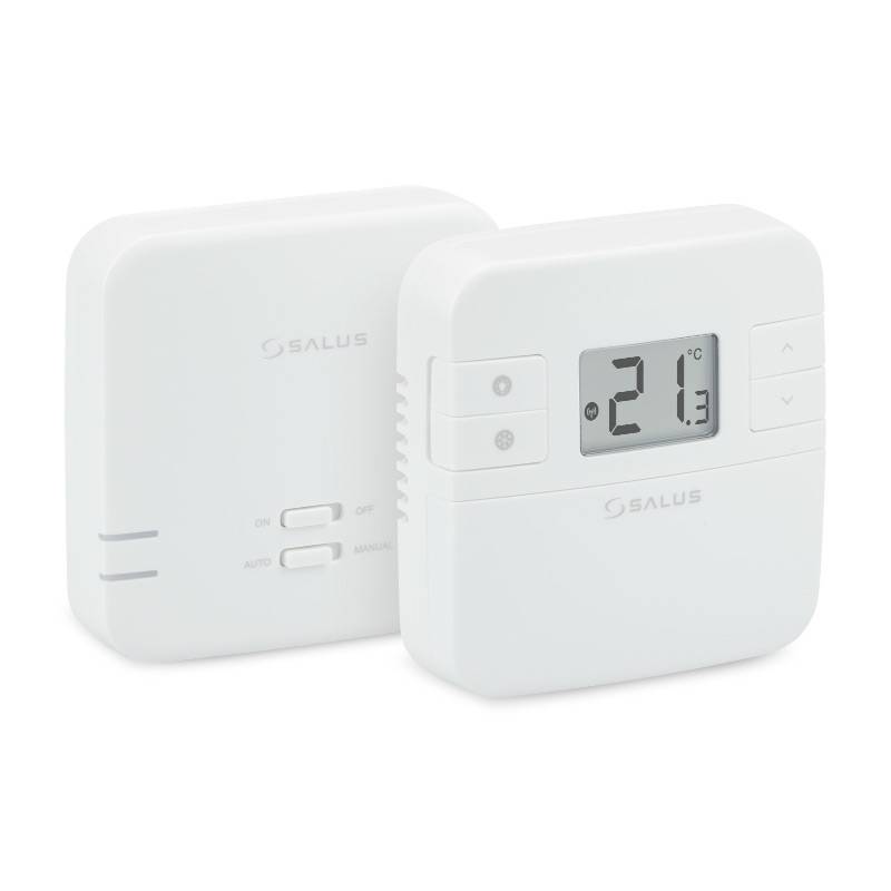 Термостат комнатный SALUS RT310RF беспроводной белый RT310RF