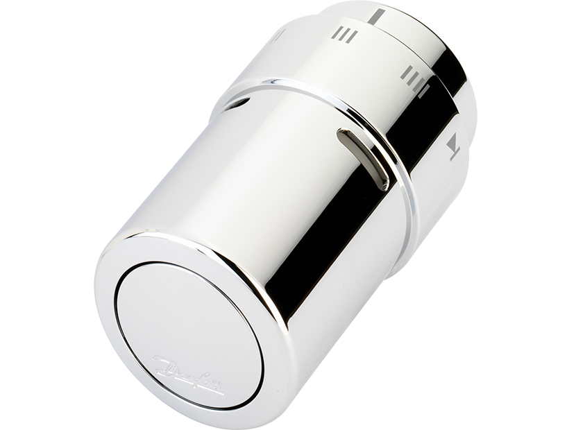 Термоголовка жидкостная Danfoss RAX клипс RTR хром 013G6170