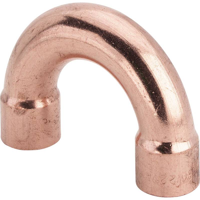 Отвод двухраструбный Viega 95060 под пайку 22 мм 180° 113445