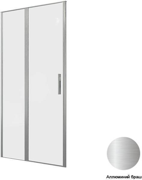 Душевая дверь Allen Brau Priority 100x200 см прозрачное стекло 8 мм серебро 3.31029.BA