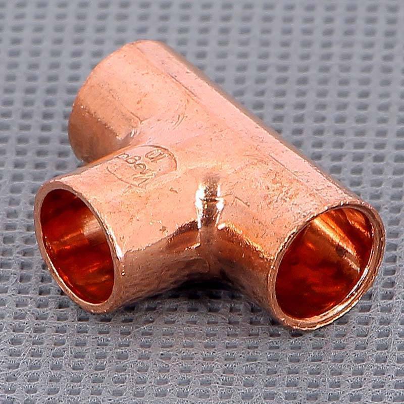 Тройник медный под пайку Viega 10 мм 104092