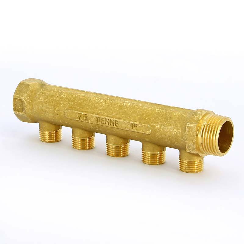 Коллектор Tiemme 1910 1 НВ 5 выходов 1/2 Н 36 мм 1910011