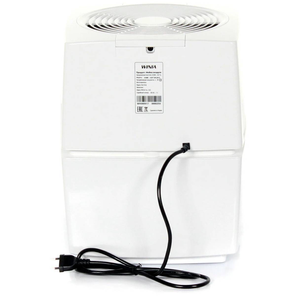 Мойка воздуха Winia Modern Plasma AWM-40PTWC