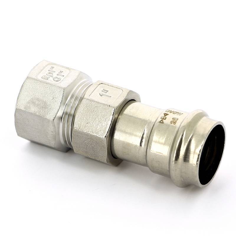 Муфта разборная IBP B-Press Inox 28 мм x 1 ВР нержавеющая сталь PS4330G0280800