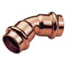 Угол 45° пресс IBP >B< Press 18 мм медь P5041 01800000