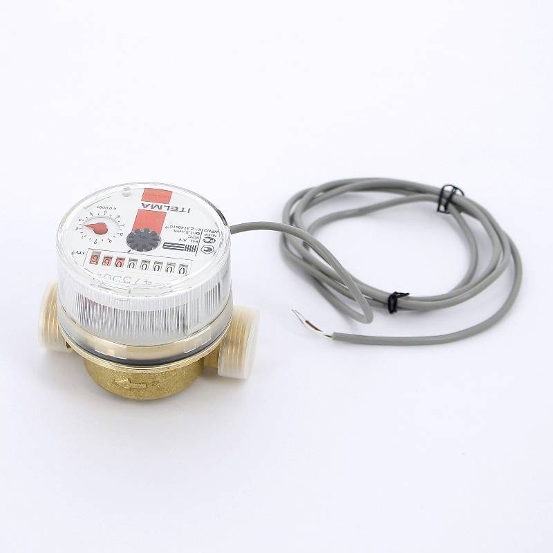 Счетчик горячей воды Итэлма Ду 15 80 мм 3/4 с импульсным выходом WFW24.D080