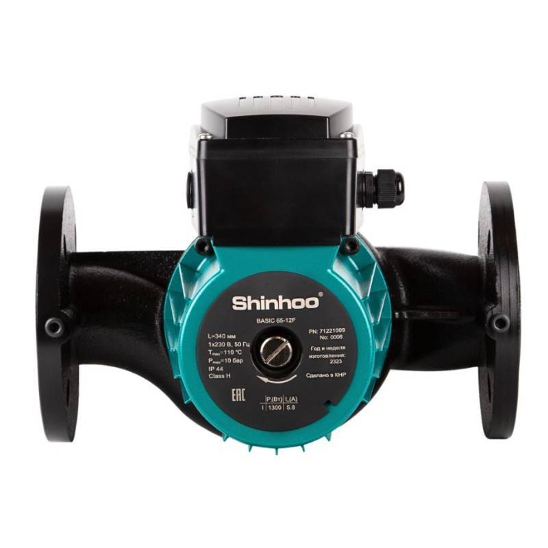 Насос циркуляционный Shinhoo BASIC 65-8F фланцевый 1x230 В 71221008