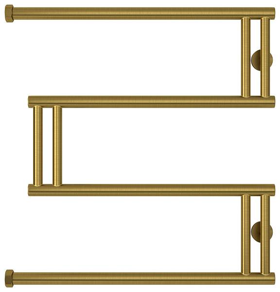 Полотенцесушитель водяной Сунержа High-Tech 600x600 мм состаренная латунь 051-0050-6060