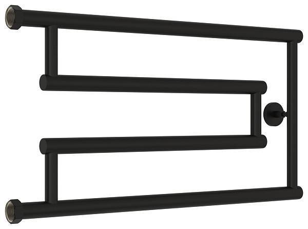 Полотенцесушитель водяной Сунержа High-Tech 650x320 мм матовый черный 31-4051-3265