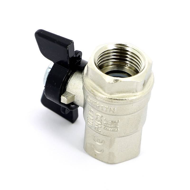 Кран шаровой Bugatti New Jersey 1/2 ВР-ВР бабочка 09120004