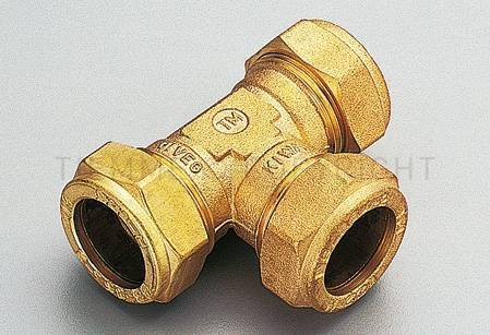 Тройник обжимной Tiemme 8х8х8 мм 1100139