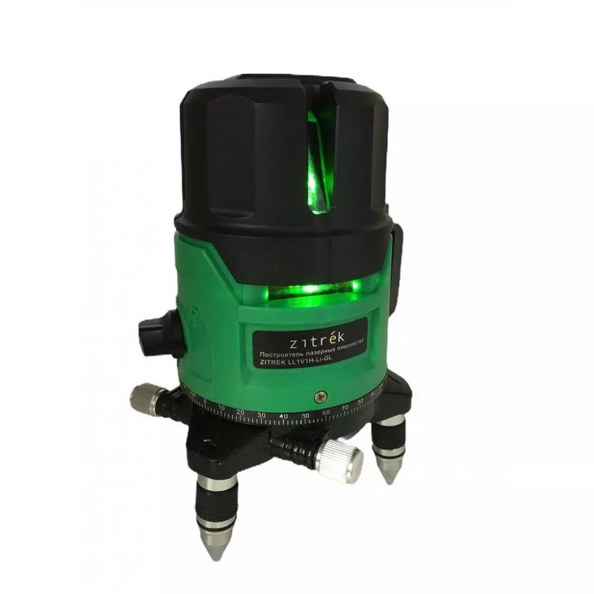 Нивелир лазерный ZITREK LL1V1H-Li-GL 2 линии зеленый луч 065-0152
