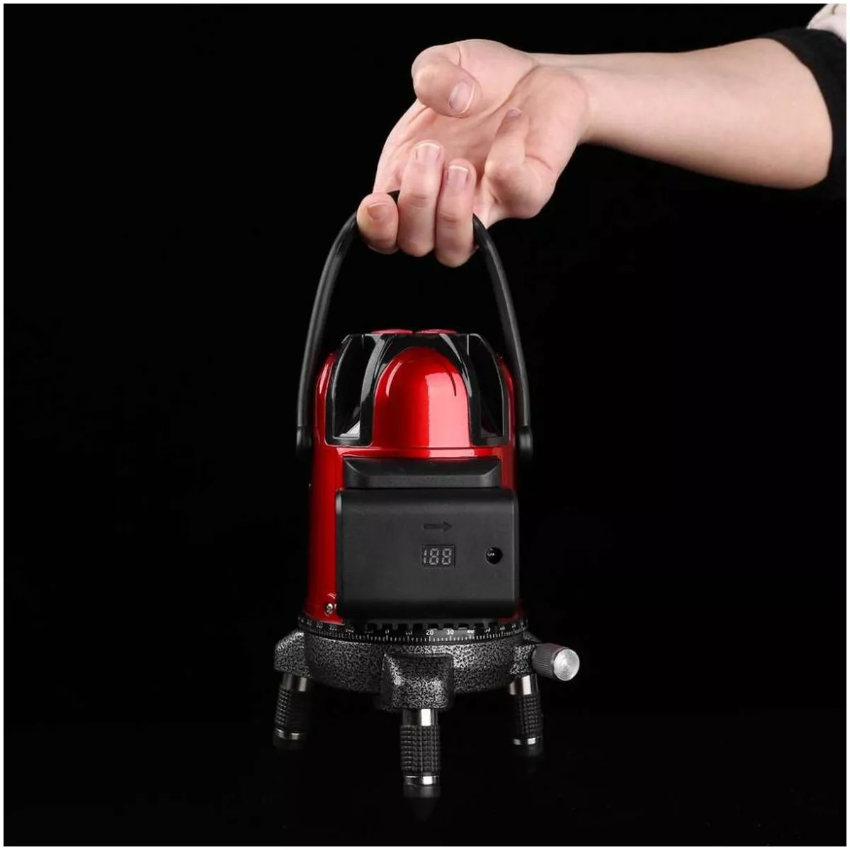 Лазерный уровень DEKO LL57 SET 7 5 линий красный луч кейс штатив 1.2 м 065-0260