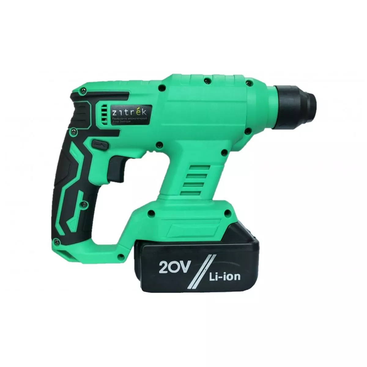 Перфоратор аккумуляторный Zitrek Destroyer 20 В 2x4.0 Ач кейс 063-4074