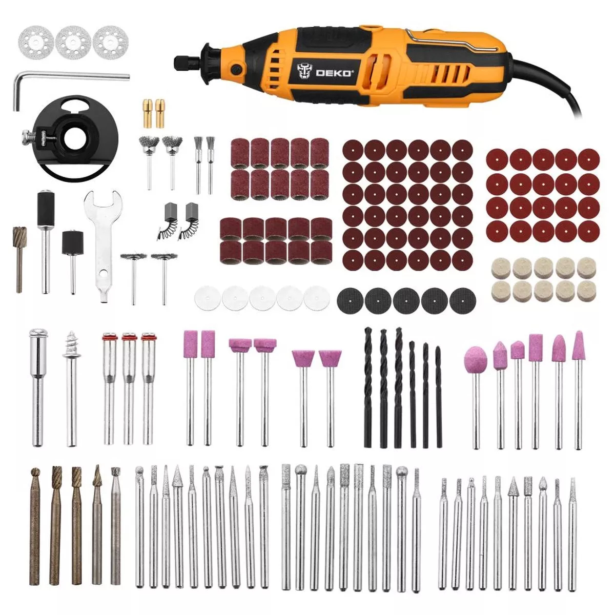 Гравер электрический Deko DKRT200E 200 Вт с аксессуарами 175 шт 063-4186