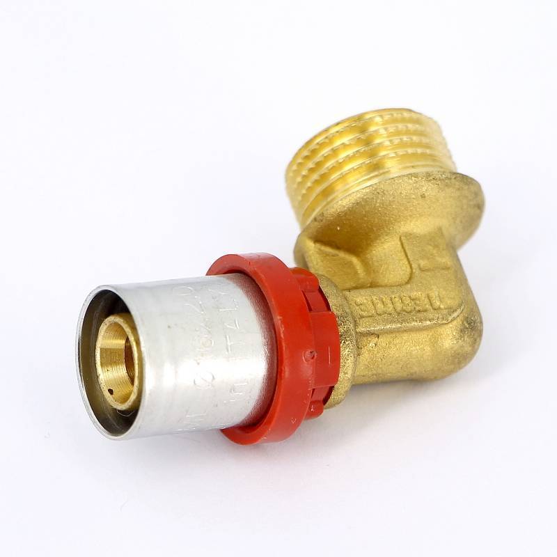 Угольник пресс с наружной резьбой Tiemme COMPACT 16 x 1/2 1660008