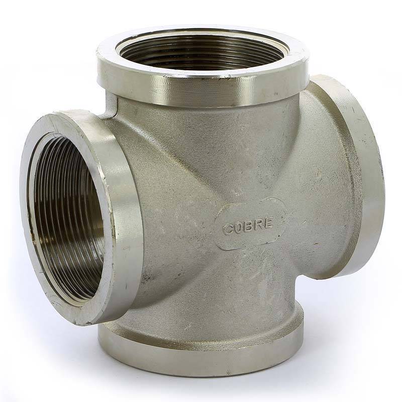 Крестовина латунная никелированная Tiemme 2 ВР 1500557