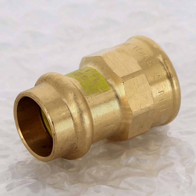 Муфта пресс с внутренней резьбой Viega Profipress G 18x1/2 бронза 346393