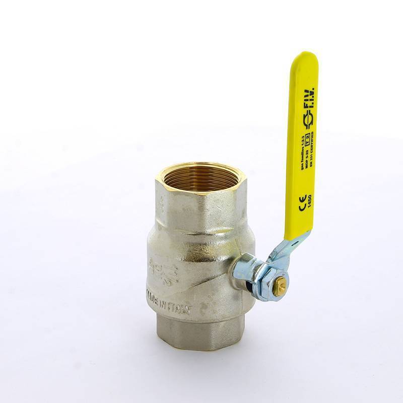 Кран шаровой для газа F.I.V. FUTURGAS 1 1/2 ВВ рычаг 80010112